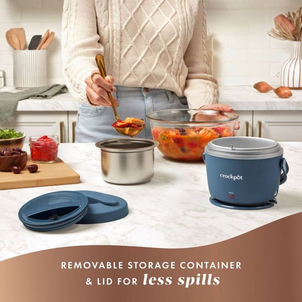 Crock-Pot - Crockpot On-The-Go Personal Food Warmer - Blue Blue - Picture 4 of 4
